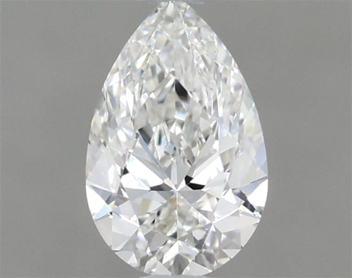 0.6 carat H-IF Natūralus Pear Deimantas (1)