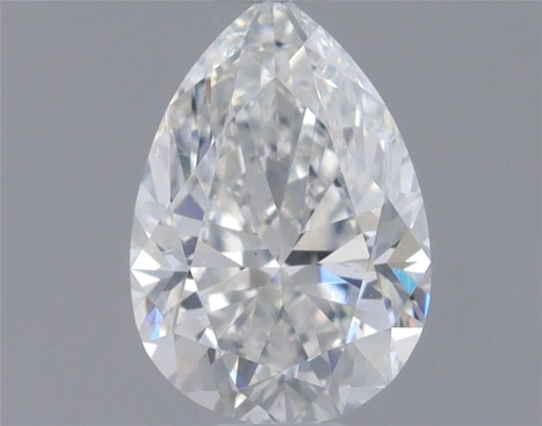 0.36 carat F-SI1 Natūralus Pear Deimantas (1)