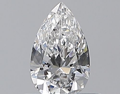 0.35 carat E-VS1 Natūralus Pear Deimantas (1)