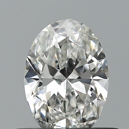 0.4 carat F-VVS1 Natūralus Oval Deimantas (1)