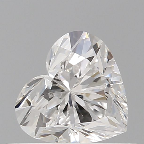 0.5 carat E-VVS2 Natūralus Heart Deimantas (1)