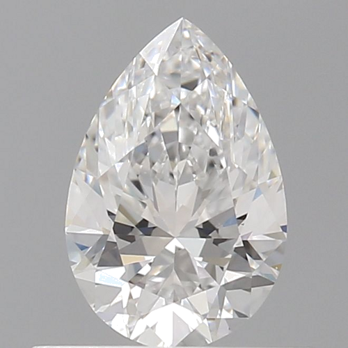 0.52 carat E-VVS2 Natūralus Pear Deimantas (1)