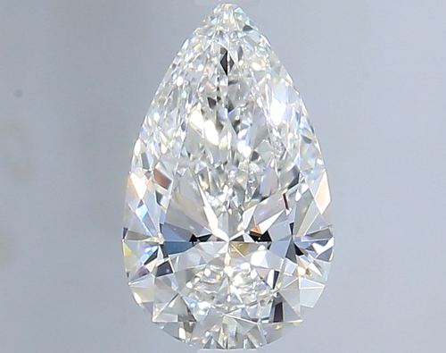 1.04 carat F-VS1 Natūralus Pear Deimantas (1)