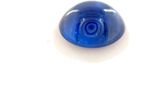 3.23 carat BLUE CABOCHON cut Oval Safyras (1)