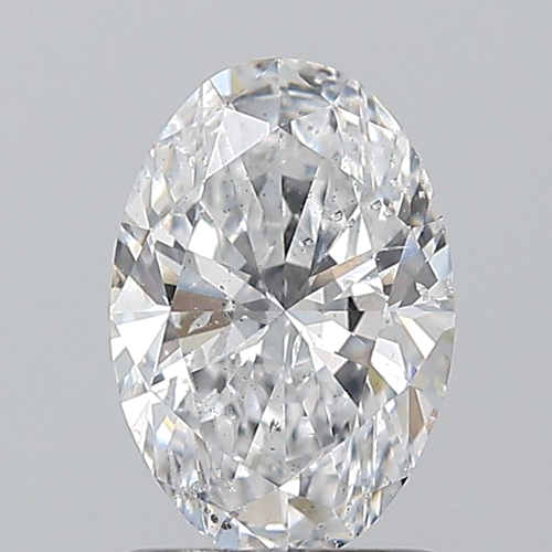 1.2 carat D-SI2 Natūralus Oval Deimantas (1)