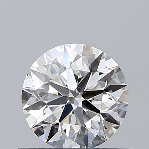 0.59 carat F-SI1 Excellent cut Natūralus Round Deimantas (1)