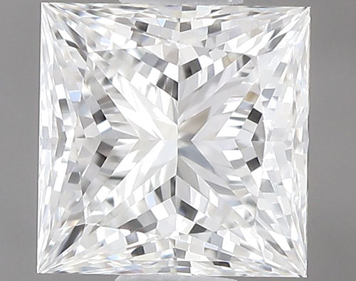 0.54 carat F-VVS2 Natūralus Princess Deimantas (1)