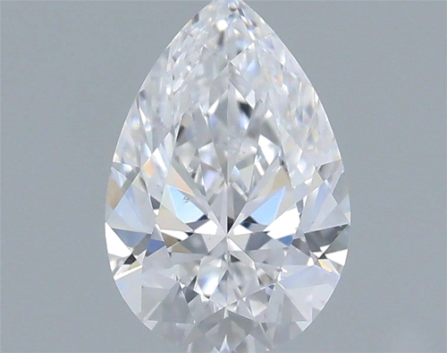 0.53 carat D-VS2 Natūralus Pear Deimantas (1)