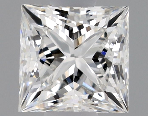 0.3 carat F-VVS2 Natūralus Princess Deimantas (1)