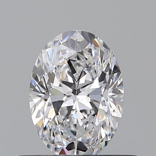 0.5 carat D-VS1 Natūralus Oval Deimantas (1)