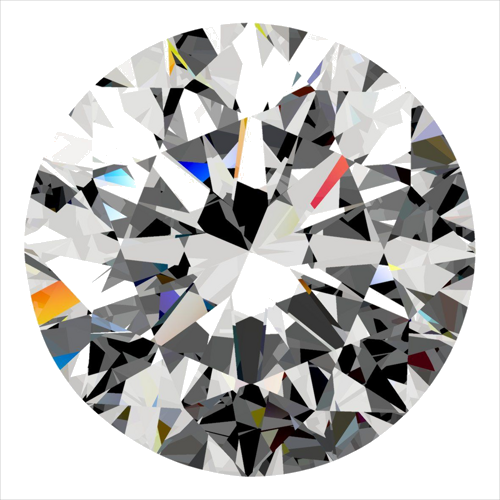0.4 carat D-VS1 Very Good cut Natūralus Round Deimantas (1)