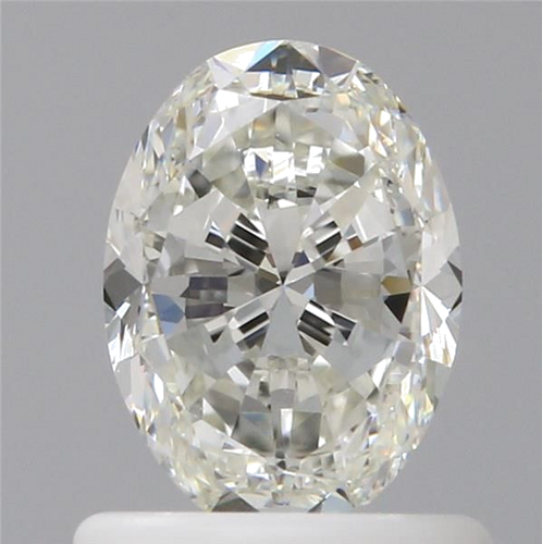 0.9 carat I-VVS1 Natūralus Oval Deimantas (1)