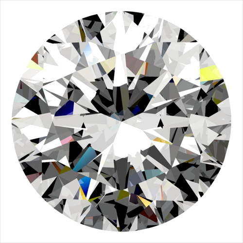 0.3 carat I-SI2 Very Good cut Natūralus Round Deimantas (1)