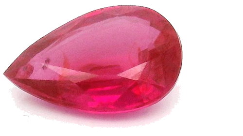 0.46 carat RED Pear Rubinas (1)