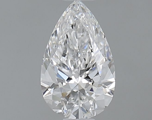 0.5 carat E-SI1 Natūralus Pear Deimantas (1)