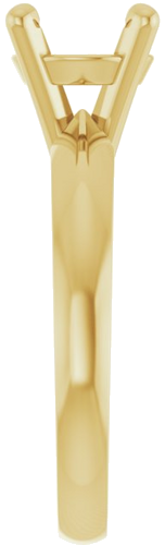 Sužadėtuvių Žiedas „Solitaire“ 14k yellow gold Round 8mm (4)