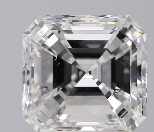 2.01 carat D-SI2 Natūralus Asscher Deimantas (1)