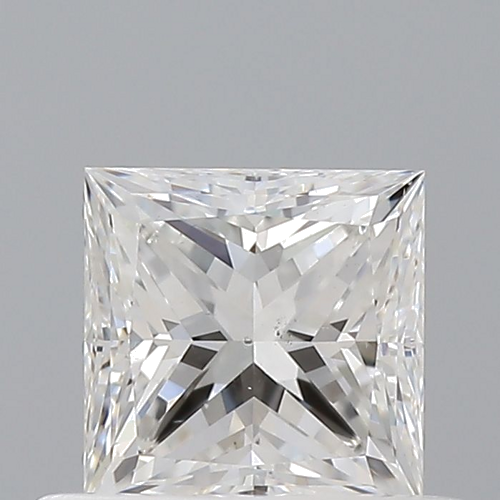 0.6 carat F-SI1 Natūralus Princess Deimantas (1)