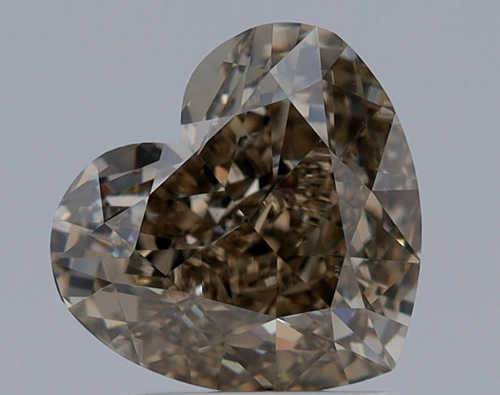 2.01 carat Fancy Dark Gray-VS2 Natūralus Heart Deimantas (1)
