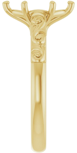 Sužadėtuvių Žiedas „Solitaire“ 14k yellow gold Marquise 10mm x 5mm (4)
