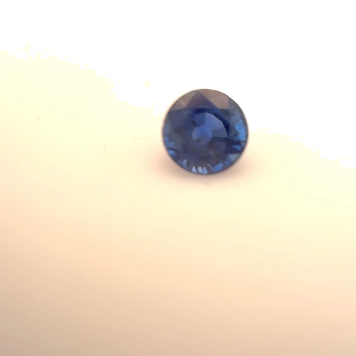 0.52 carat BLUE Round Safyras (1)