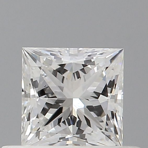 0.5 carat E-VS2 Natūralus Princess Deimantas (1)