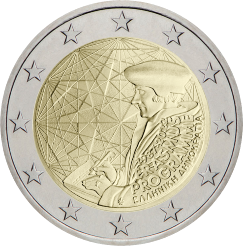 2022 Greece Erasmus 35th 2 euro coin (1)