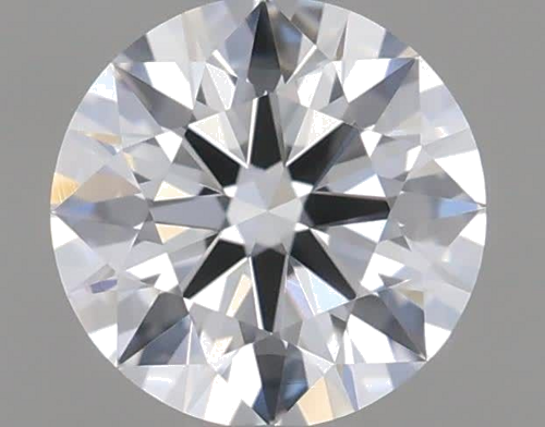 0.53 carat D-VVS2 Excellent cut Natūralus Round Deimantas (1)