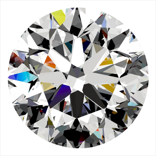 0.5 carat H-VS1 Very Good cut Natūralus Round Deimantas (1)