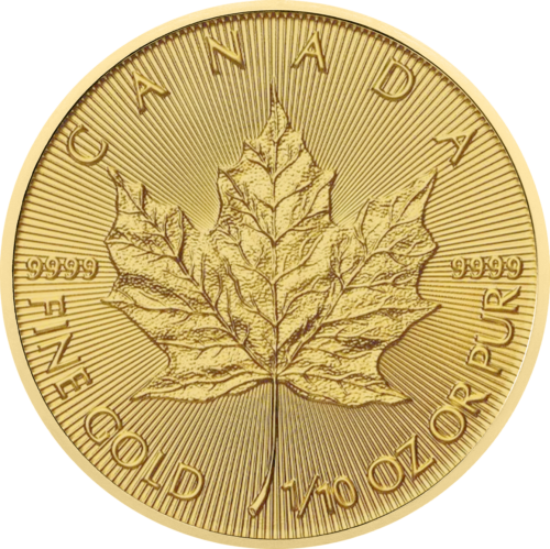 1/10 oz Klevo lapas 2025 Kanada auksinė moneta (1)