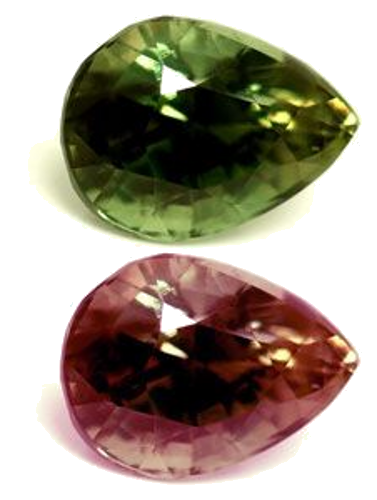0.67 carat GREEN Pear Alexandrite (1)