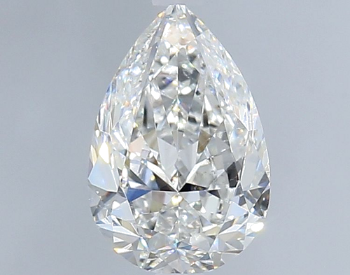 1.5 carat F-SI1 Natūralus Pear Deimantas (1)