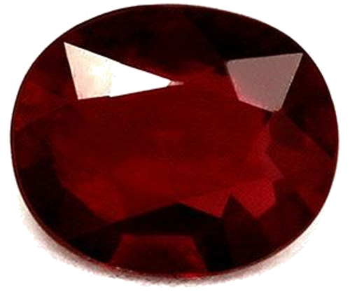 0.59 carat RED Oval Rubinas (1)