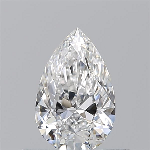 0.5 carat E-VVS2 Natūralus Pear Deimantas (1)
