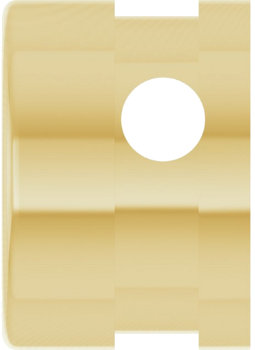 14K Yellow 5.2 mm Round Bezel-Set Slide Pendant Mounting (3)