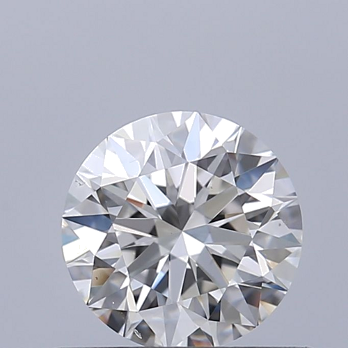 0.6 carat F-SI1 Excellent cut Natūralus Round Deimantas (1)