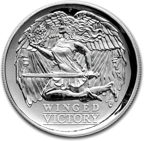 1 oz Крылатая Победа 2021 Австралия PROOF cеребряная монета (высокий рельеф) (1)