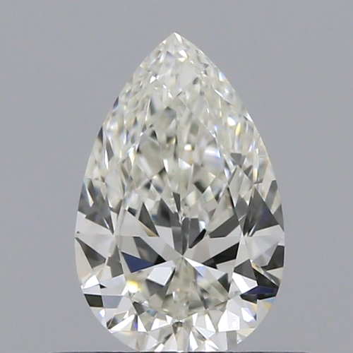 0.5 carat I-VVS2 Natūralus Pear Deimantas (1)