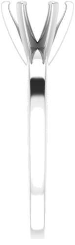 Sužadėtuvių Žiedas „Solitaire“ 585 Baltojo Aukso Round 6.5mm (4)