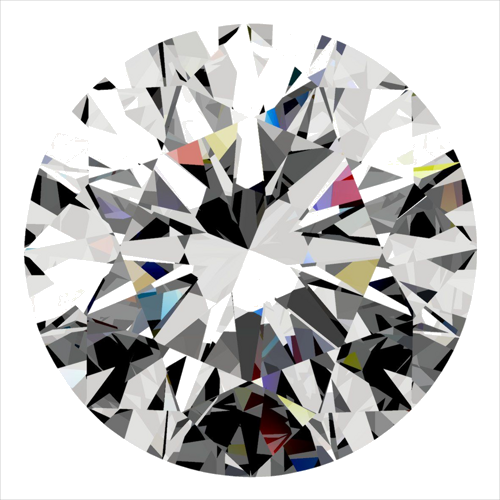 0.3 carat I-IF Excellent cut Natūralus Round Deimantas (1)