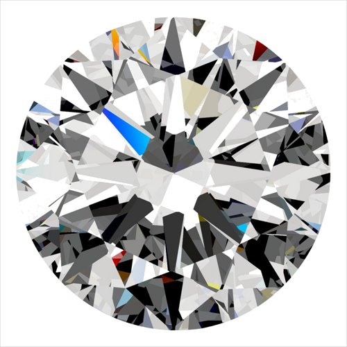 0.3 carat F-SI1 Very Good cut Natūralus Round Deimantas (1)