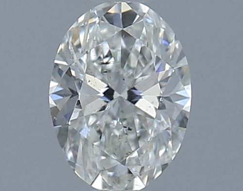0.5 carat H-SI2 Natūralus Oval Deimantas (1)
