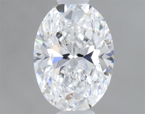 0.45 carat D-SI2 Natūralus Oval Deimantas (1)