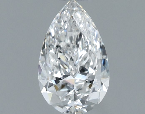 0.5 carat F-SI1 Natūralus Pear Deimantas (1)