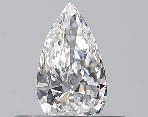 0.24 carat F-VS1 Natūralus Pear Deimantas (1)