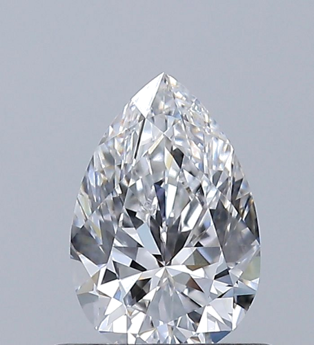 0.6 carat E-VS1 Natūralus Pear Deimantas (1)