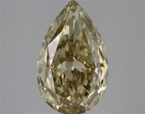 2.0 carat Fancy Brown Greenish Yellow-VS2 Natūralus Pear Deimantas (1)