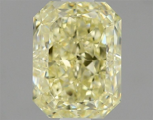 1.37 carat Fancy Light Yellow-VS1 Natūralus Radiant Deimantas (1)