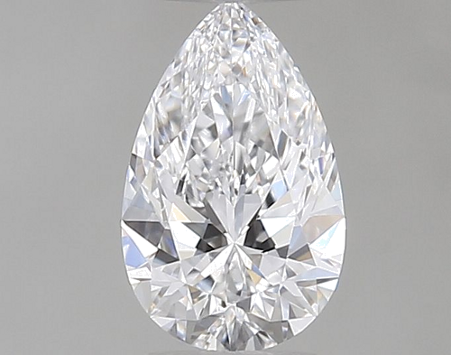 0.27 carat D-VVS1 Natūralus Pear Deimantas (1)