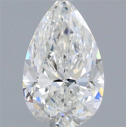 0.4 carat G-SI1 Natūralus Pear Deimantas (1)